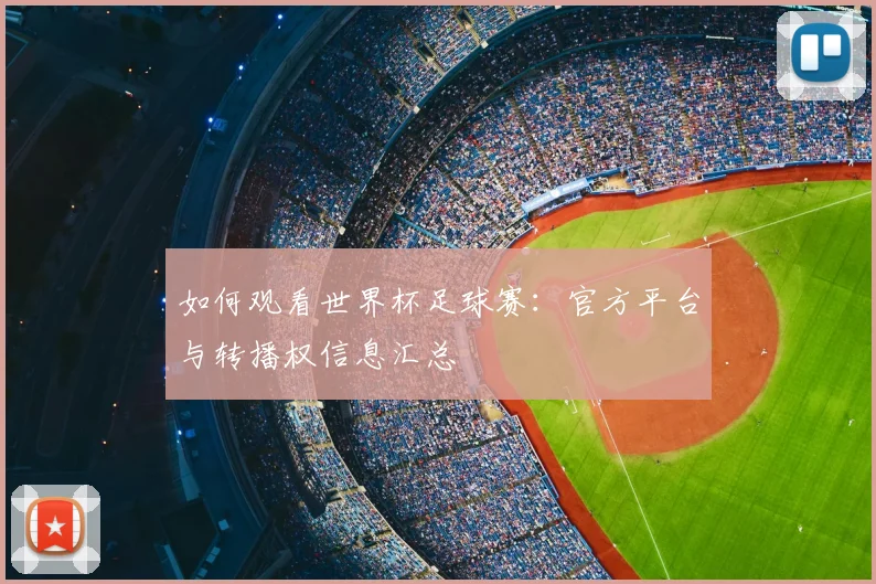 如何观看世界杯足球赛:官方平台与转播权信息汇总