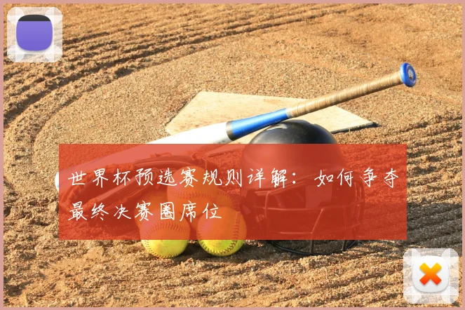 世界杯预选赛规则详解：如何争夺最终决赛圈席位